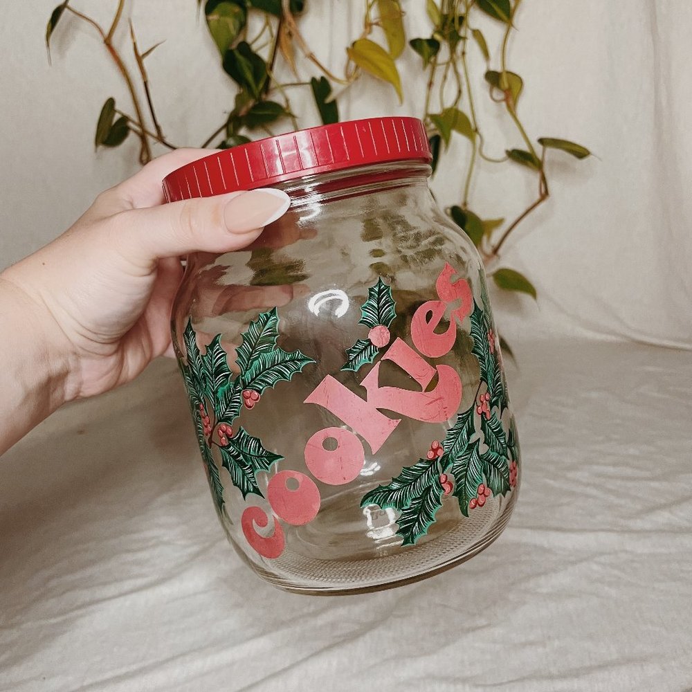 VINTAGE RETRO Christmas Cookie Jar